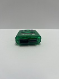 Sega Dreamcast Clear Green VMU OEM Visual Memory Unit TESTED WORKING!