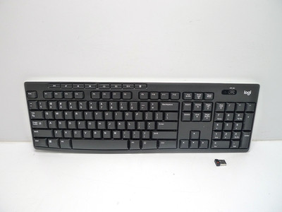 Logitech K270 Full-Size Wireless Keyboard & Receiver | Open Box | Untested