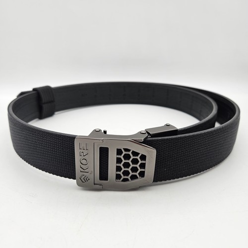 Kore Essentials X6 Tactical Gun Belt 1.5" Wide Black Nylon Gun Metal Buckle