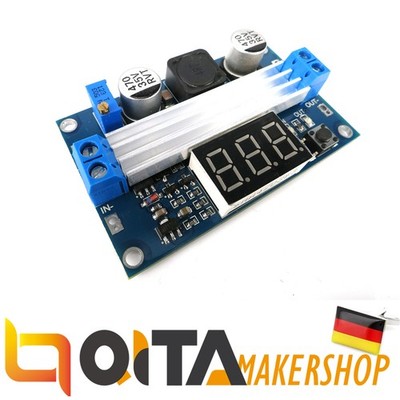 DC-DC Step-up Spannungsregler 100W 3-35V zu 3,5V-35V mit LED-Voltmeter Power Mod