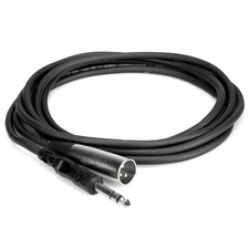 Hosa Technology 5' Balanced 3-Pin XLR Male to Stereo TRS 1/4" Male Interconnec