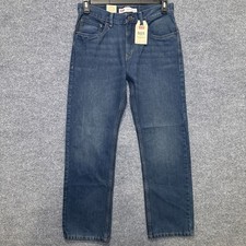 Levi's 505 Relaxed Fit Boys Size 18 Regular 29x29 Dark Wash Jeans NWT