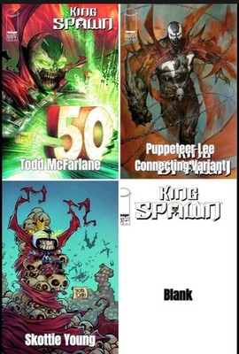  KING SPAWN #50  (4 Book Set) Presale 10/22/25 cvr A B C D