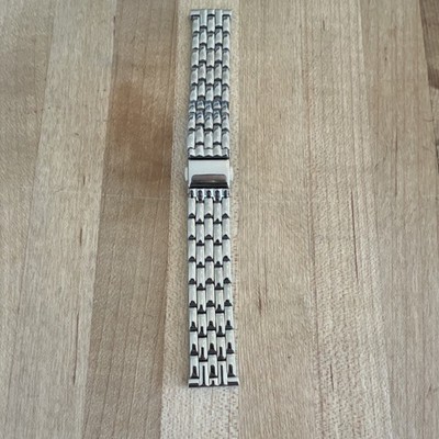 Men s 18mm Stainless Steel Watch Band Bracelet Deployant Clasp 
