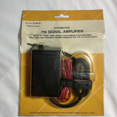 Realistic Automotive FM Signal Amplifier 12-1873D Vintage Radio Shack