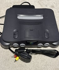 Nintendo 64 N64 Console PAL with Power Supply, HDMI upscaler, AV Cable, Working
