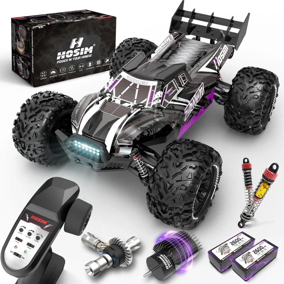1:10 Brushless RC Car for Adults - 68+ Km/h Off-Road & Waterproof Performance - Image 3 of 4