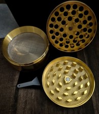Gold Medal Grinder Crusher 2 inch Tobacco, Herb, Spice, Herbal, Smoke 4 layer