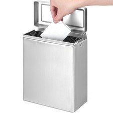 Sanitary Napkin Receptacle Wall Mounted Tampon Holder, Garbage Can for Bathroom