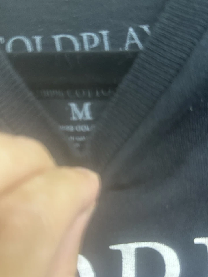 Camiseta de concierto Coldplay mediana Foto 2 de 3