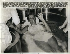 1962 Press Photo Mrs. Greta Anderson Sonnichsen Receiving A Whirlpool Treatment