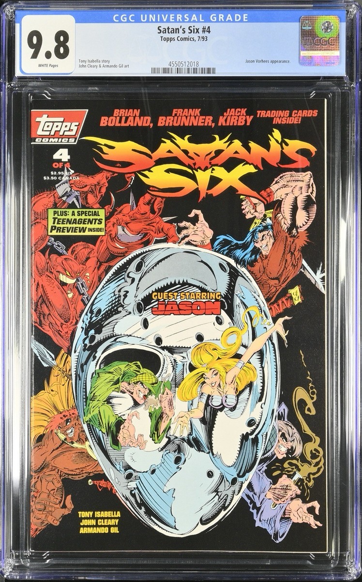 SATAN'S SIX #4 CGC 9.8 1st Jason Voorhees in Comics Friday