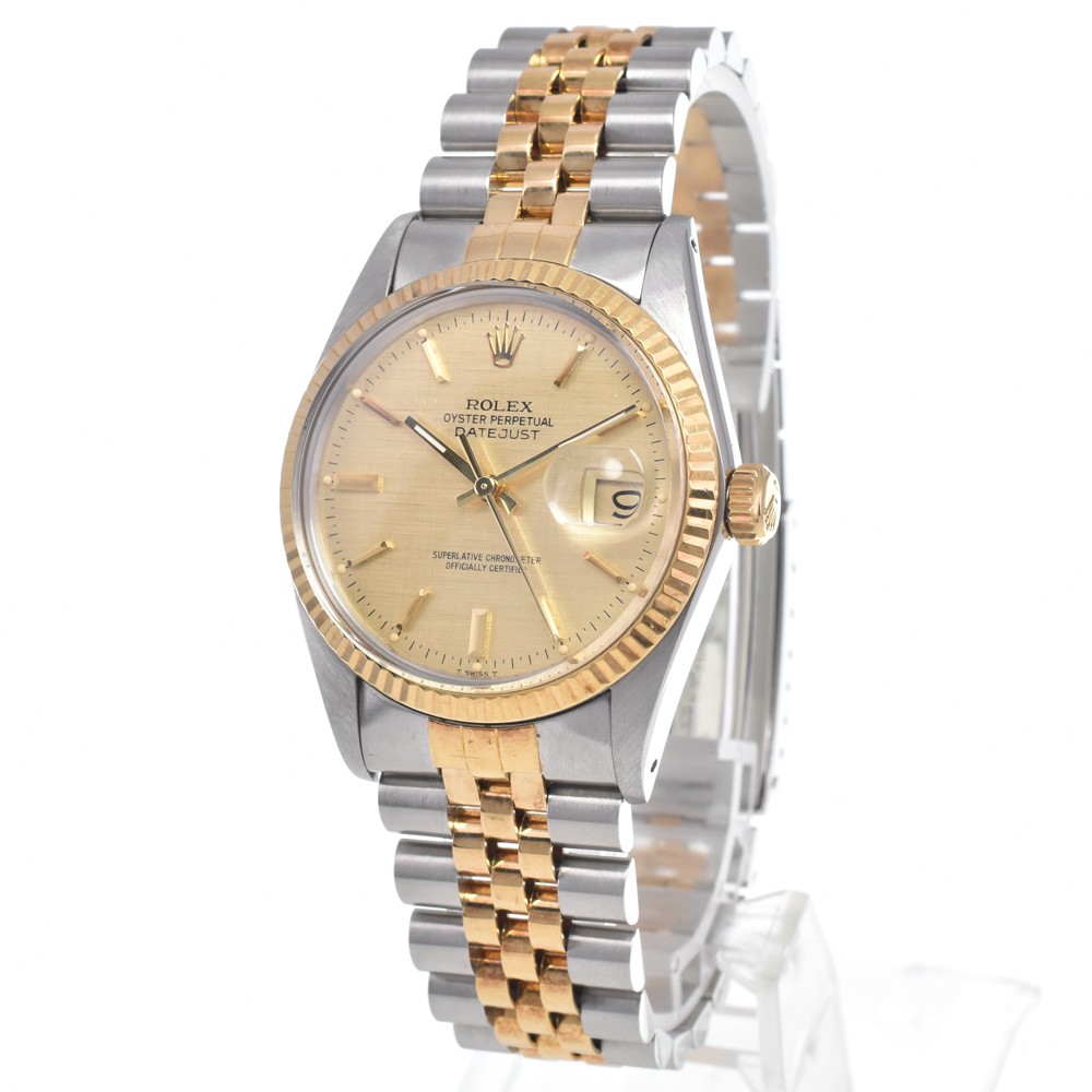 ROLEX Oyster Perpetual DATEJUST Ref.16013 vintage SS/YG Cal.3035