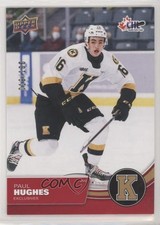2021-22 Upper Deck CHL Exclusives 19/100 Paul Hughes #293 6f8