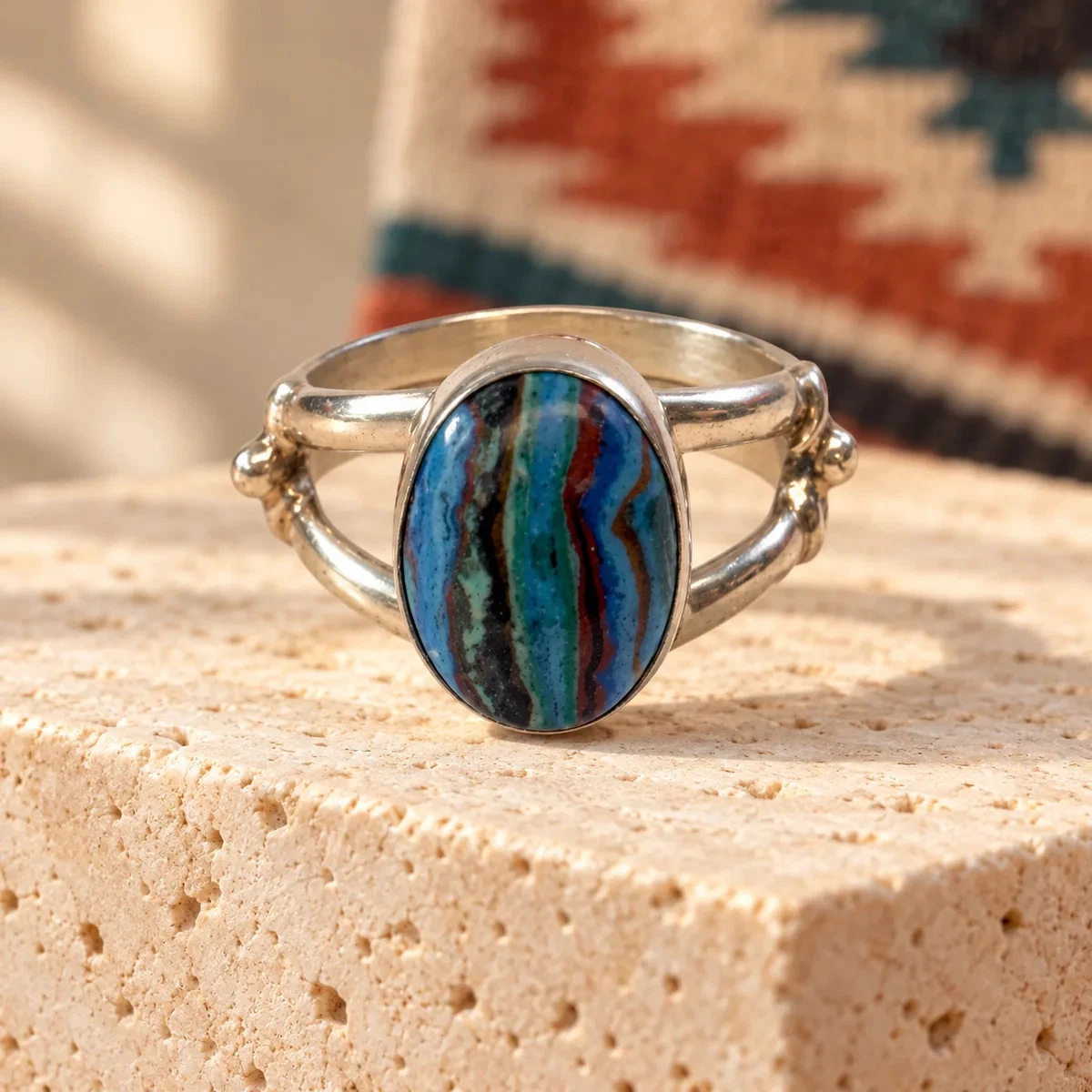 Running Bear In Native American Rings for sale - eBay
