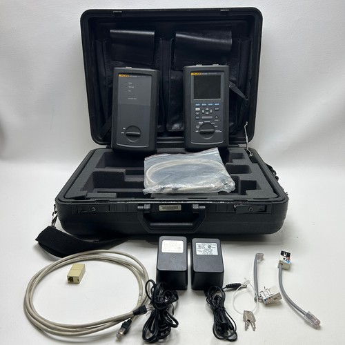 Fluke DSP-2000 Digital LAN Cable Analyzer & DSP-2000SR Smart Remote Tester Kit
