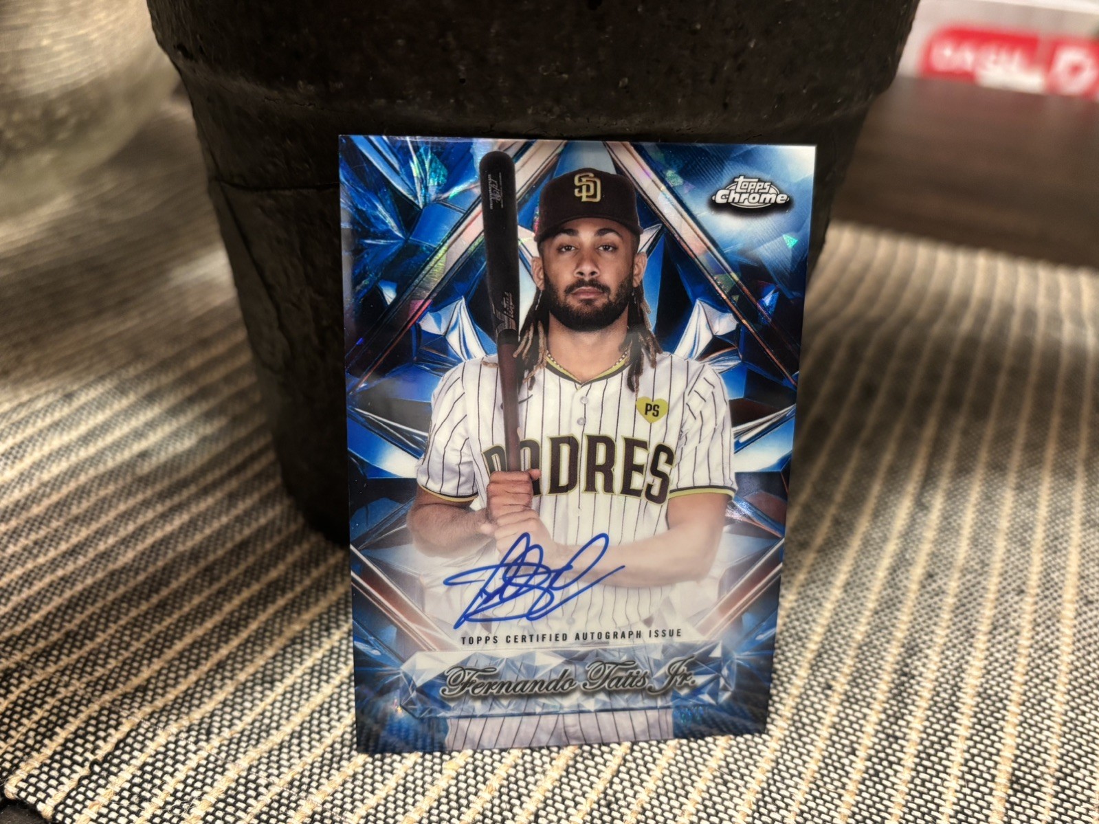 2025 Topps Chrome Sapphire Fernando Tatis Jr. Selections Auto On Card #SSA-FT 