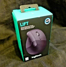 Logitech LIFT Vertical Wireless Ergonomic Mouse - Graphite - 910-006466
