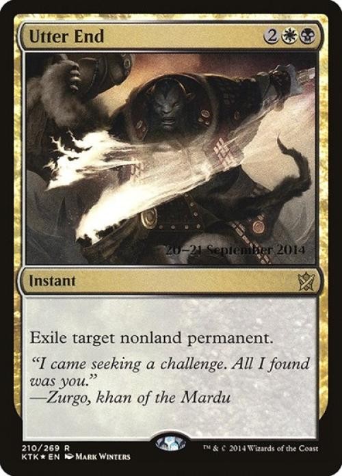 Utter End -Foil Light Play MTG Promos: Prerelease Cards