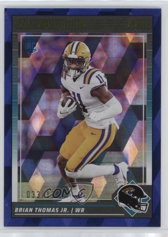 2024 Score Rookies Cubic 33/120 Brian Thomas Jr #319 Rookie RC 0md