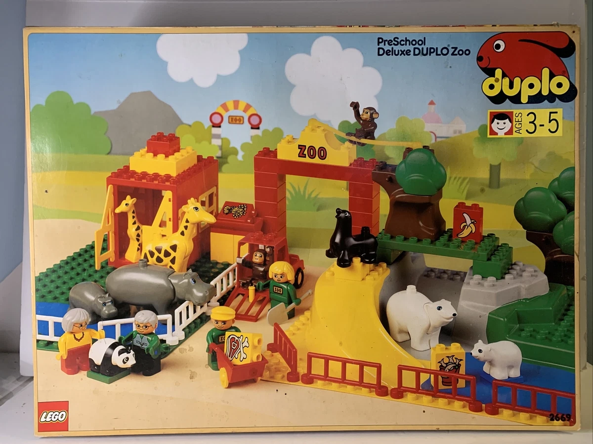 Lego Duplo Preschool Deluxe Zoo Set 2669 Near Complete With