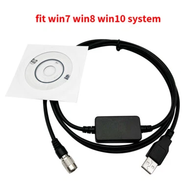 USB Data Cable For Topcon Sokkia Total Station For Win8 Win7 Win10 System