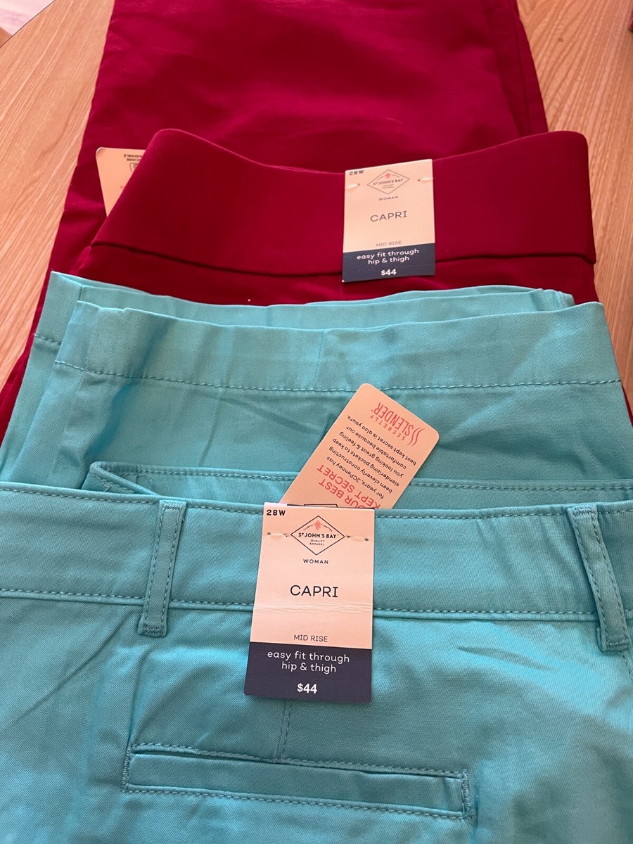 Pants St John's Bay Jean Capris Capri Women's St John&