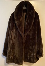 Bhs Size 10 Faux Fur Coat