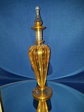 Perfume Bottle ,  GOLD TRIM