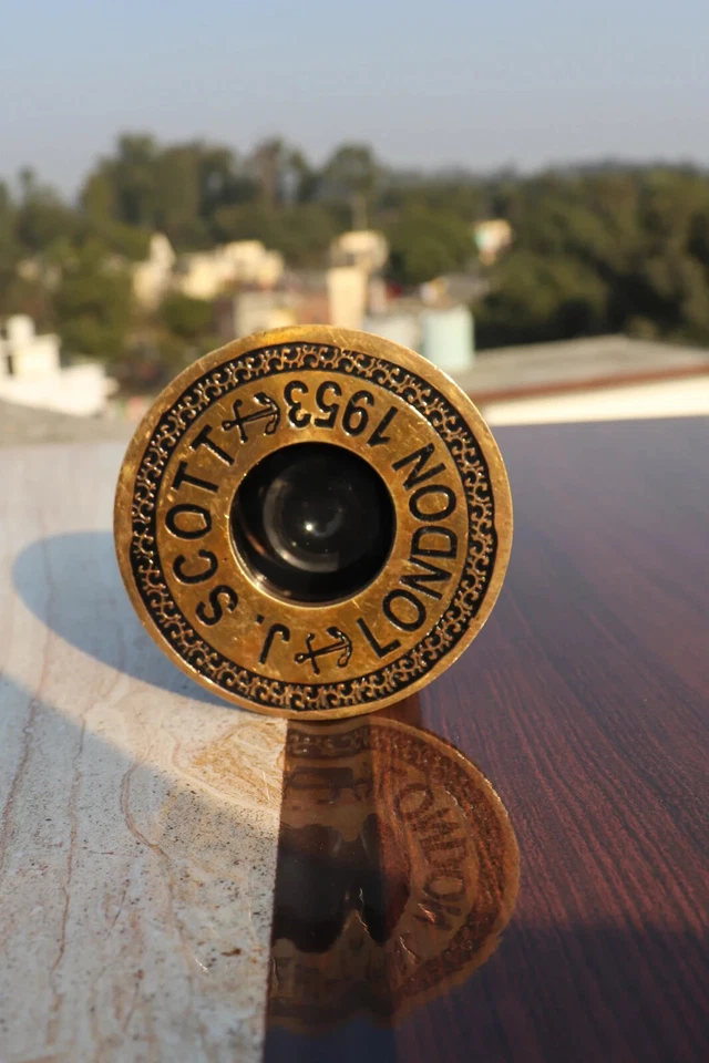 Personalised Brass telescope ||Antique brass telescope || Hand Crafted Beautiful - Image 2 of 4
