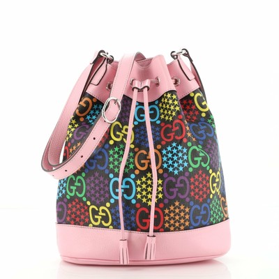 gucci psychedelic bucket bolsa