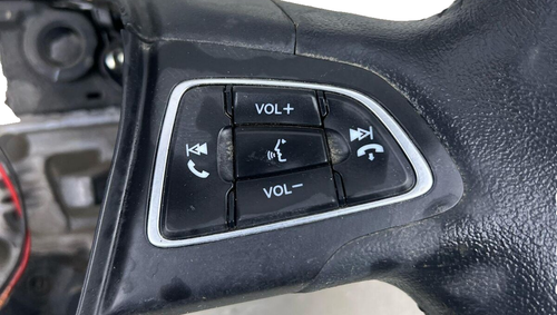 2019-20 FORD ESCAPE BLACK LEATHER STEERING WHEEL & SWITCHES OEM - Picture 5 of 6