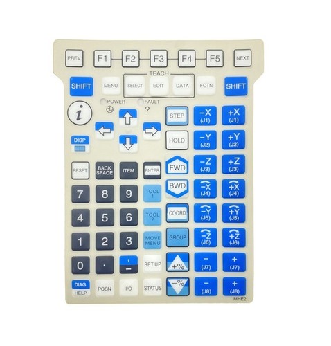 F Fanuc A05B-2256-C110#EMH#ESW#EAW#EGN#JMH#SGN flex pendant keypad Front Overlay - Picture 52 of 64