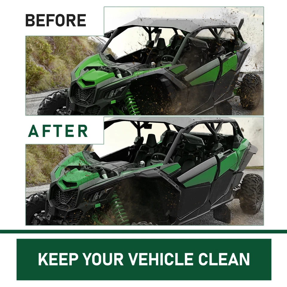 Llamaradas de guardabarros para Can Am Maverick X3 / MAX Turbo R RR 2017-2024 #715002973 Foto 3 de 4