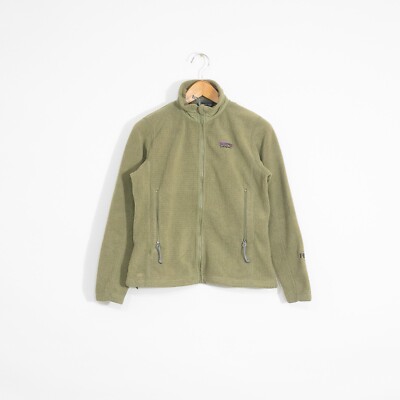 Vintage Patagonia R3 Fleece Jacket Womens Small Radiant Green USA Made Full  Zip - Main Image