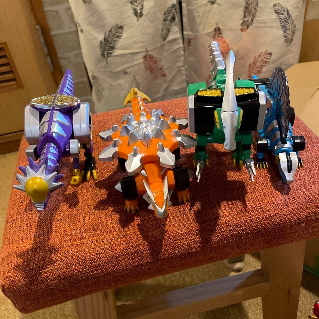 Power Rangers Dino Thunder Abaranger DX Bakuryuu Megazord 4p Set