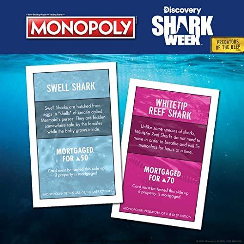 Shark Week Predators of the Deep Monopoly Edition