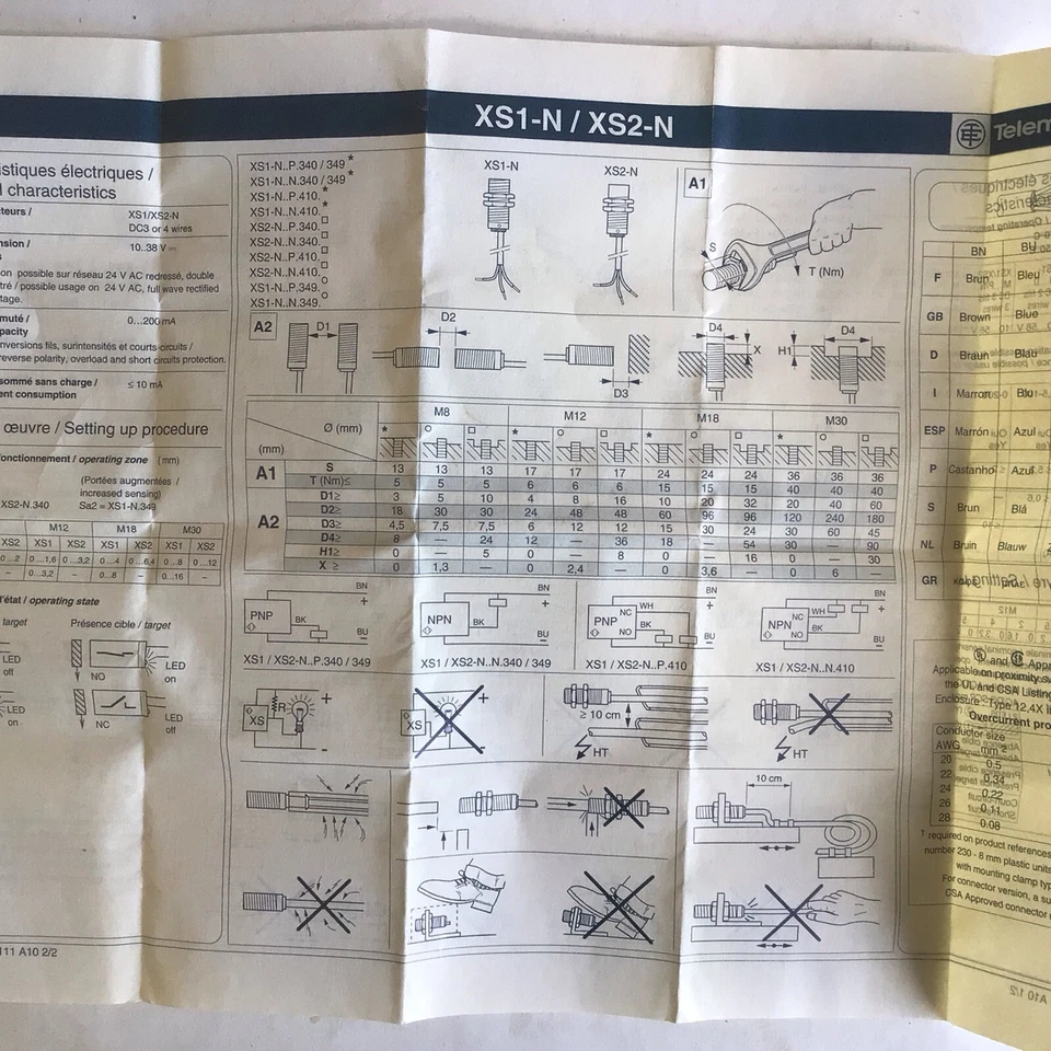 Telemecanique XS1N18PA349 Proximity Sensor - Image 4 of 4
