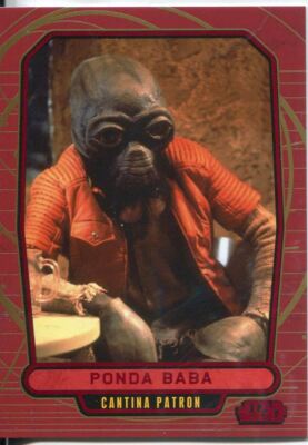 Star Wars Galactic Files Red Parallel #107 Ponda Baba