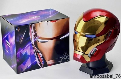 Iron Man MK50 Helmet Closing Wearable Voice Control  Automatic Opening Gift Prop