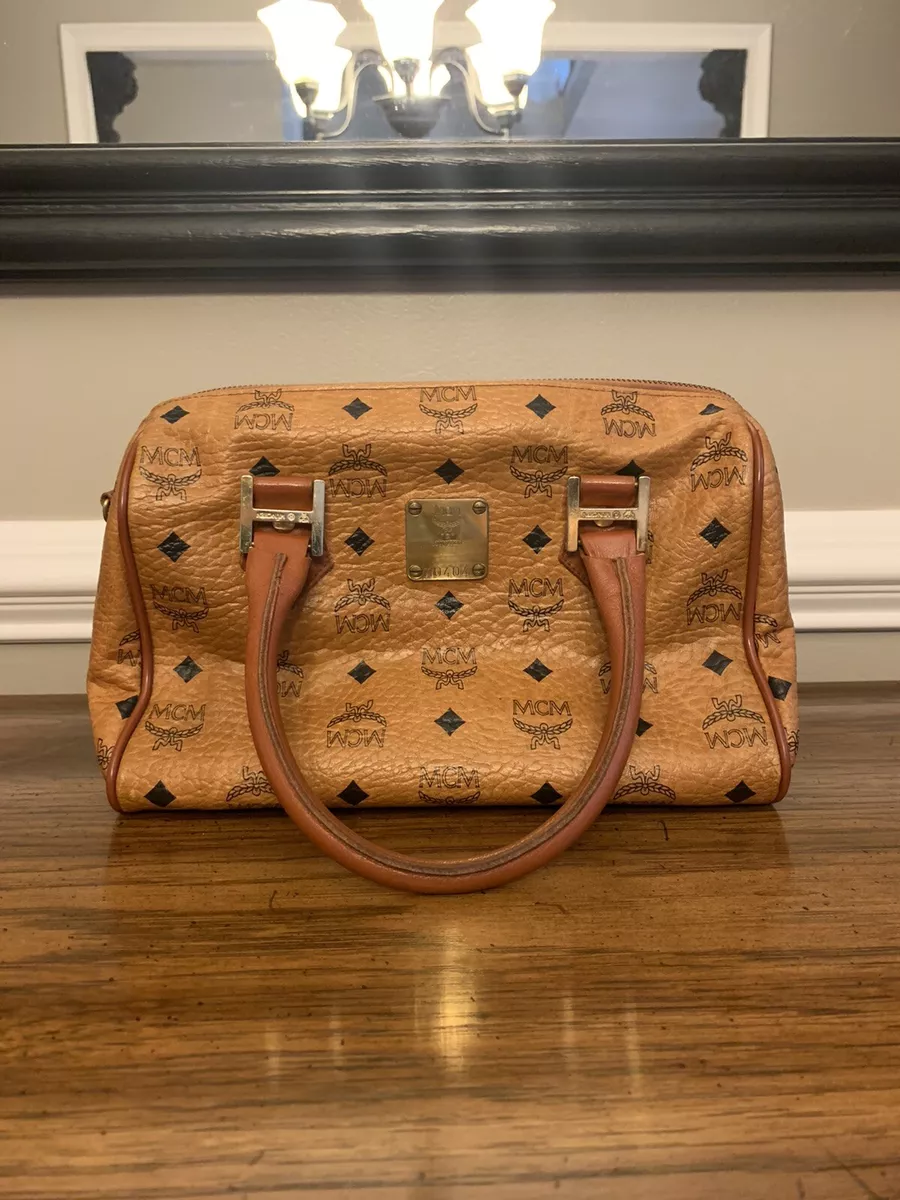 mcm boston bag vintage