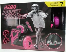 Yvolution Kids' Neon Street Rollers Heel Wheels - Pink