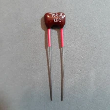 TREBLE BLEED CIRCUIT for "PRS"  180pF capacitor for 500K vol pot no resistor RED