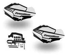 PowerMadd Sentinel Handguards Guards Kit Black White Snowmobile Snow Hayes