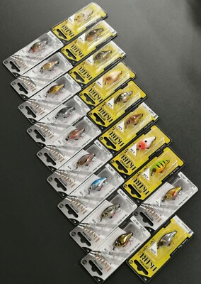Spro Ikiru Mini Crank 38F SL Floating 3,8cm 4g 0,5m 19 Farben Perch Pike SALE