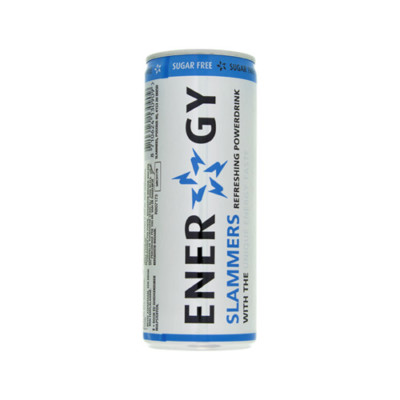 SLAMMERS ENERGY ZUCKERFREI 96 X 0,25L ( Sugar Free )