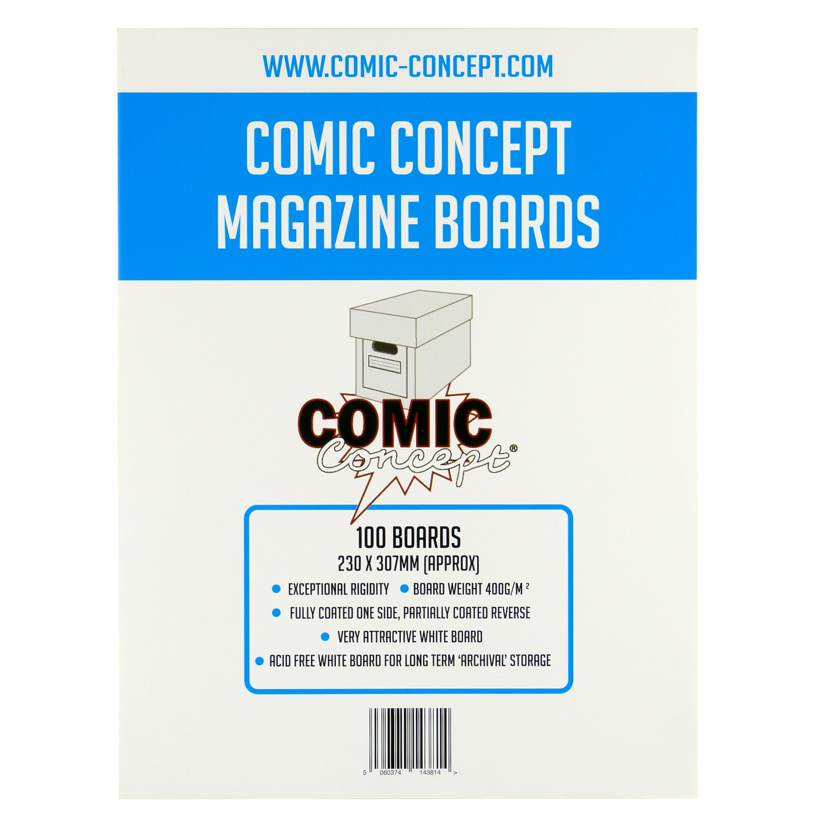 Comic Concept Acid Free Comic Backing Boards MAGAZINE Size Great