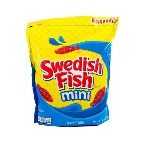 Swedish Fish Mini Soft &amp;amp;amp; Chewy Candy Resealable Club Pack 3.5 Pound Bag 56 oz
