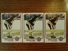 1981-82 Topps #72 EAST BRAD PARK HOF D BOSTON BRUINS 