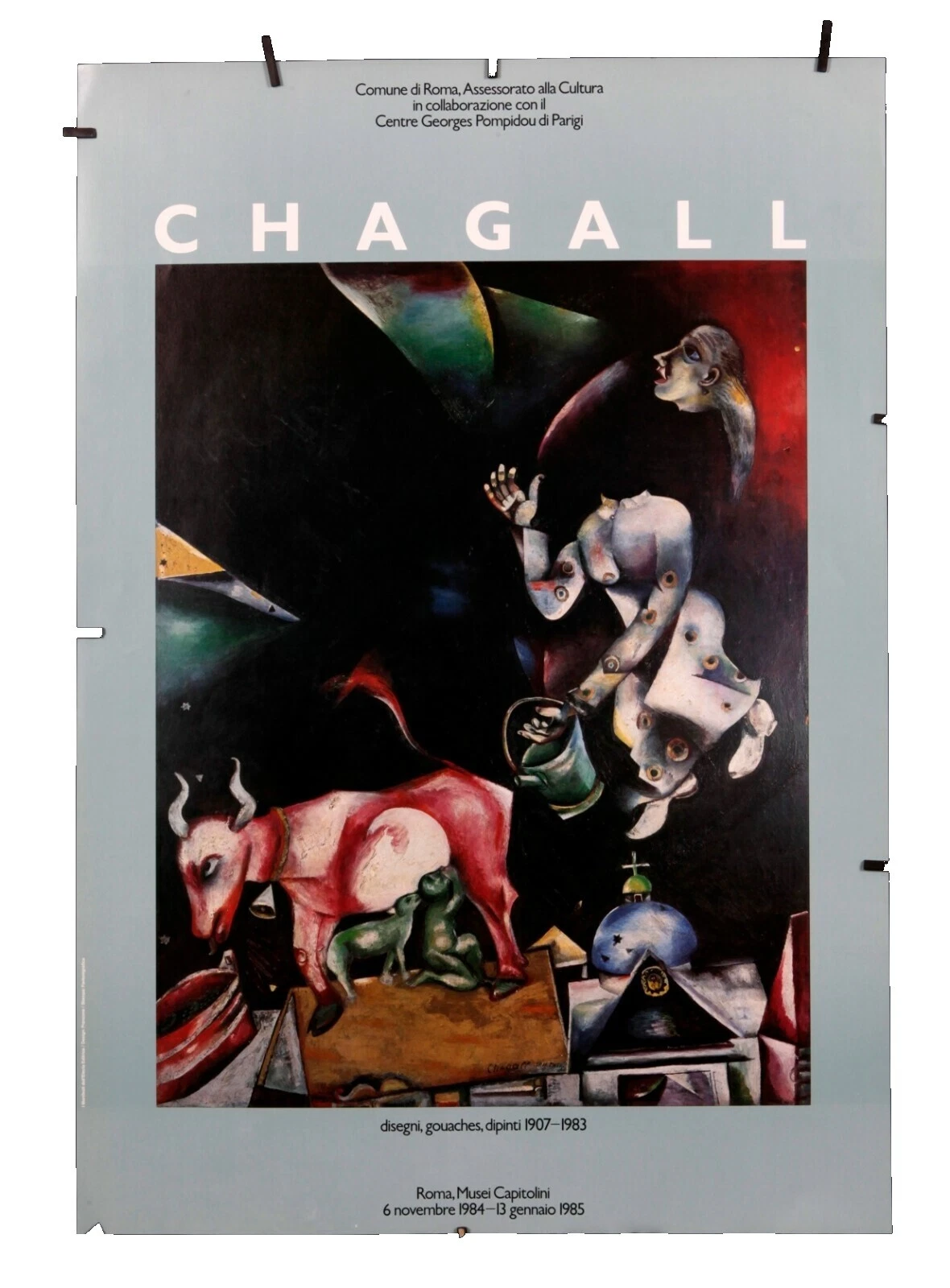 Художественные плакаты экспрессионизма Marc Chagall